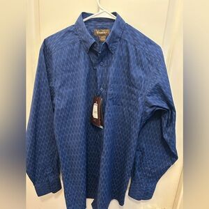 Ariat men’s blue shirt classic fit size S